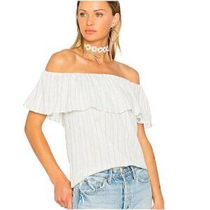 NWOT Sanctuary Striped Striped Off Shoulder Top